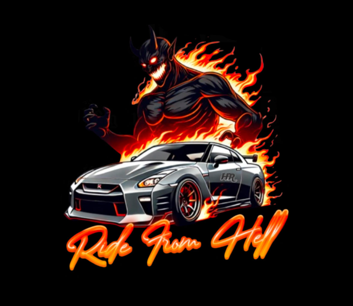 Ride From Hell Sticker