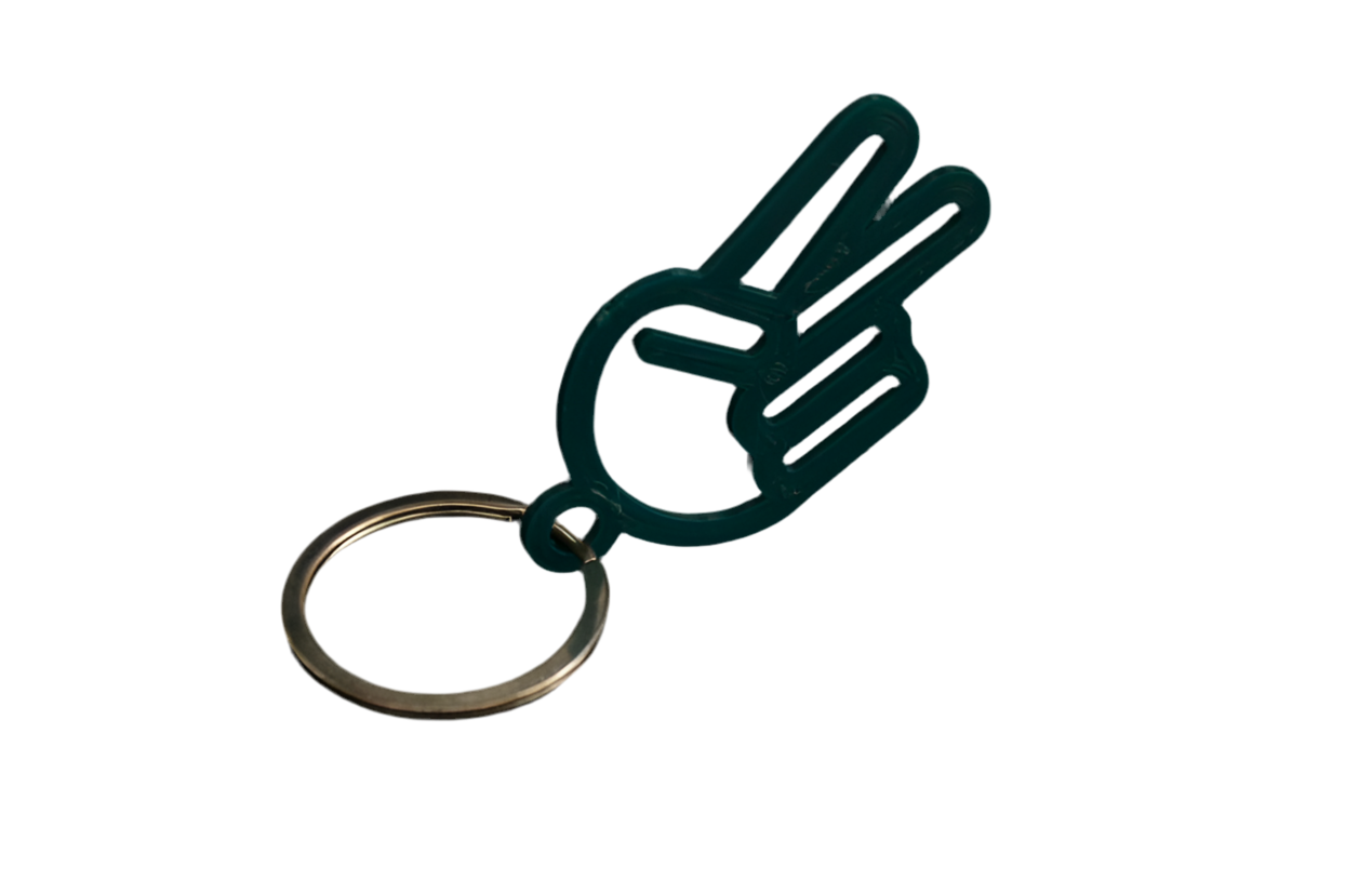 Chopped Up Keychain