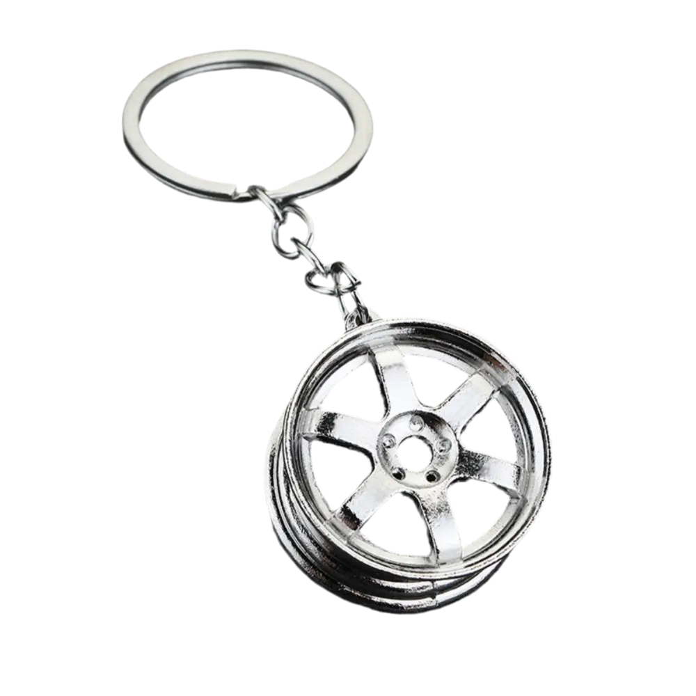 Tuner wheel keychain