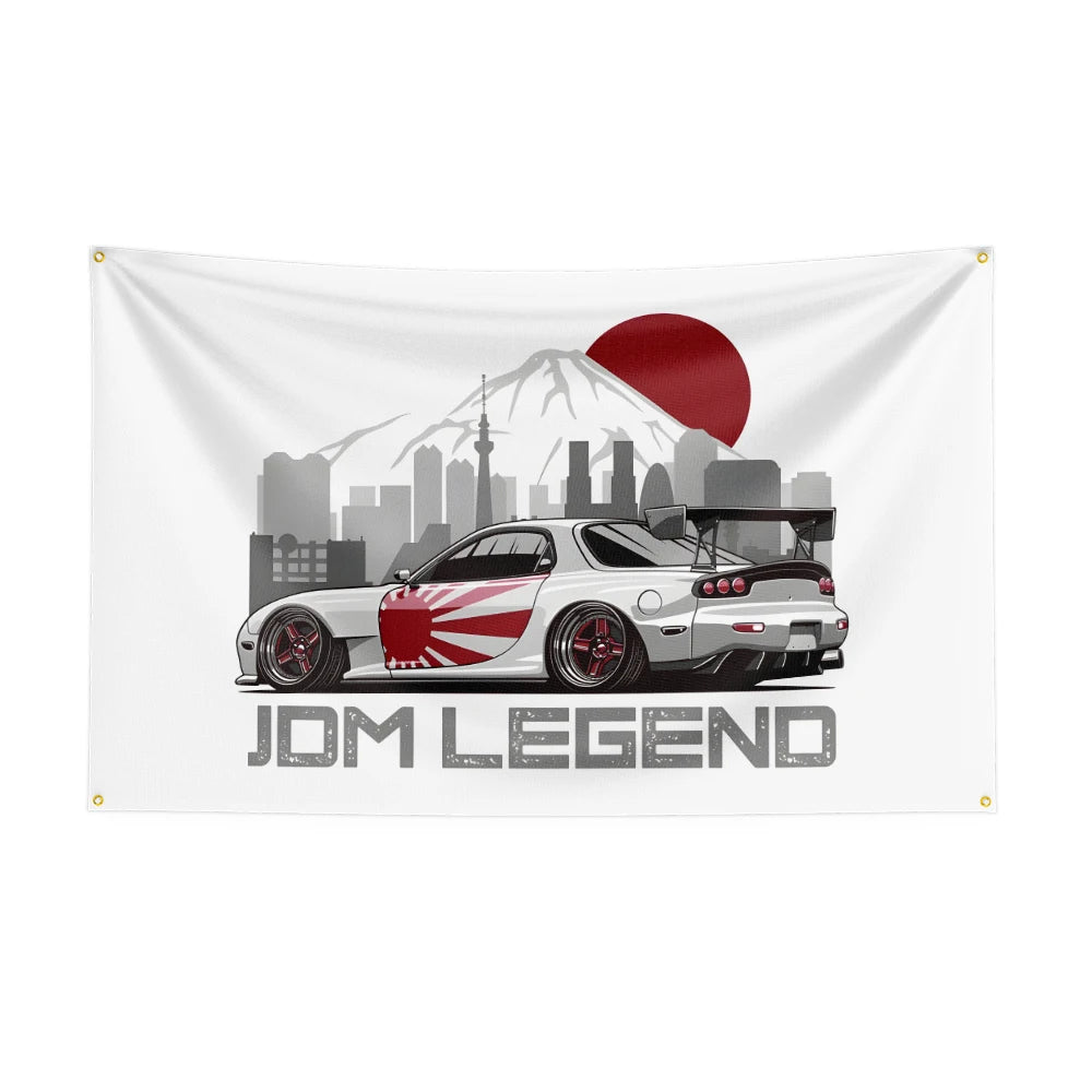 JDM Legends Flag Collection