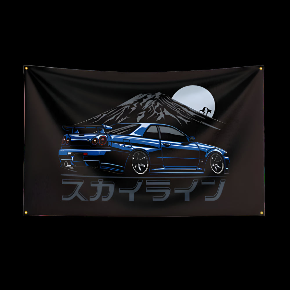 JDM Legends Flag Collection