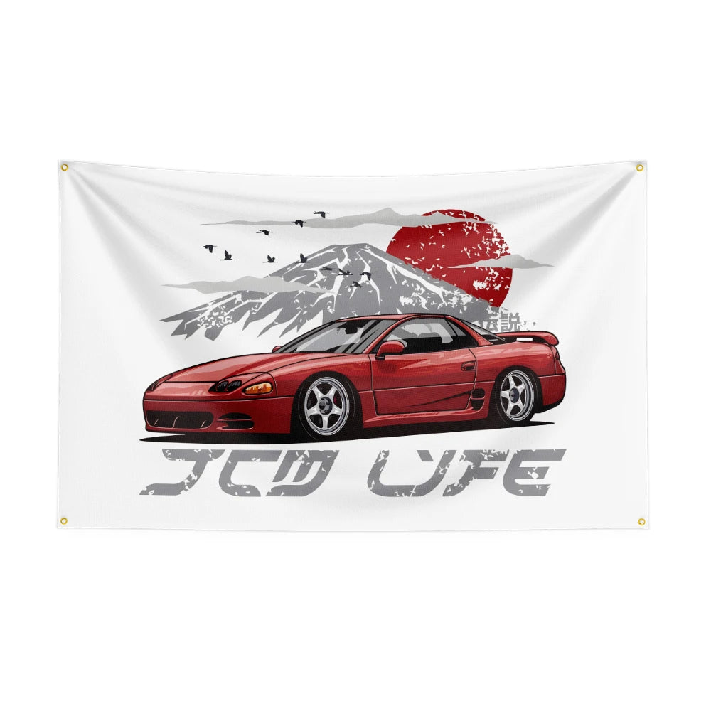 JDM Legends Flag Collection