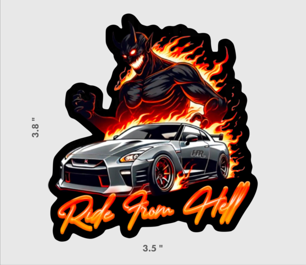 Ride From Hell Sticker