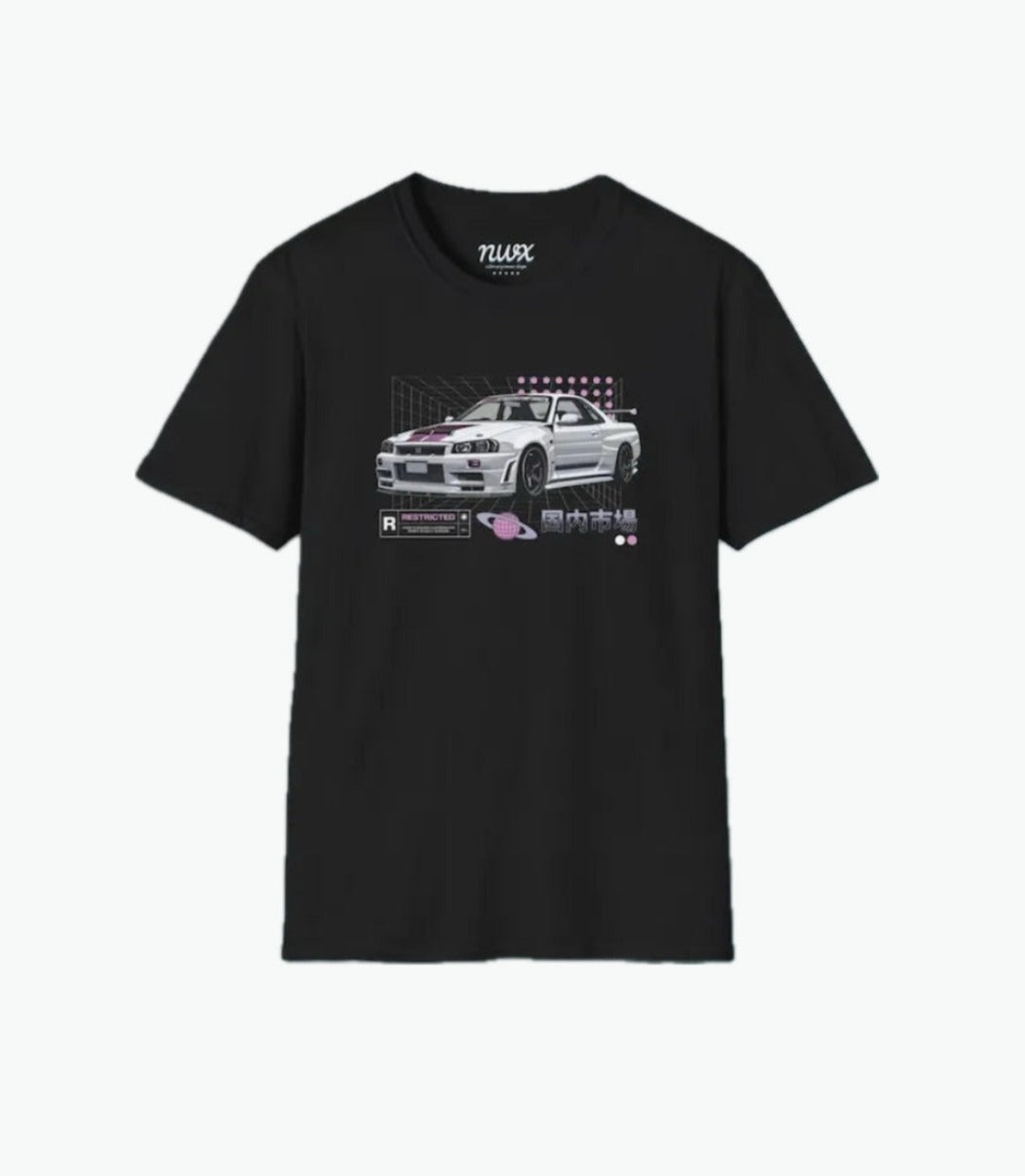 Skylines And Anime Girls Tee