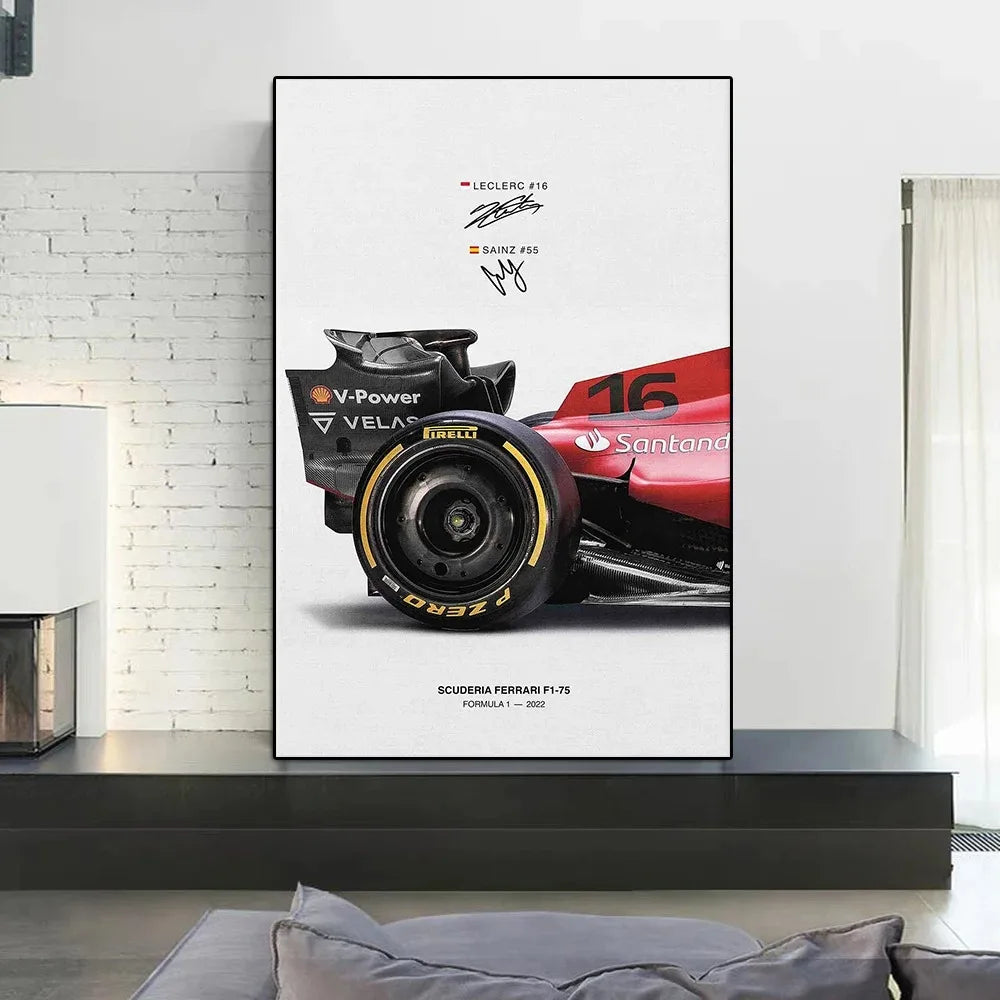 Ferrari F1 Poster